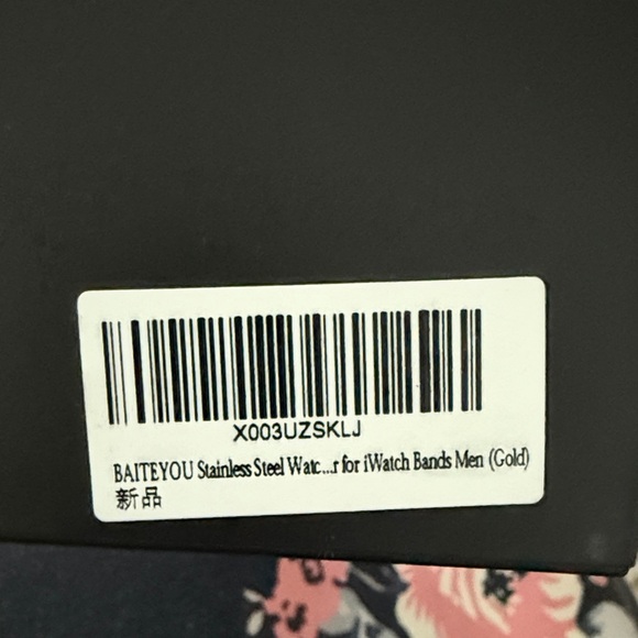 BAITEYOU Apple Watch Ultra 3 2 1 Band Mens Gold Smartwatch - Picture 5 of 5